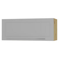KLAPPHÄNGESCHRANK Kvantum W4B/90-AV Dust Grey Matt / Eiche Artisan Matt 90 / 32,5 / 36cm - Eiche Artisan/Grau, Holz/Holzwerkstoff (90/36/32.5cm) - Feldmann-Wohnen