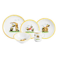 KINDERGESCHIRR SET Compact Fleißige Bienen bunt 5er Set - Multicolor, Keramik (1/1/1cm) - Seltmann Weiden
