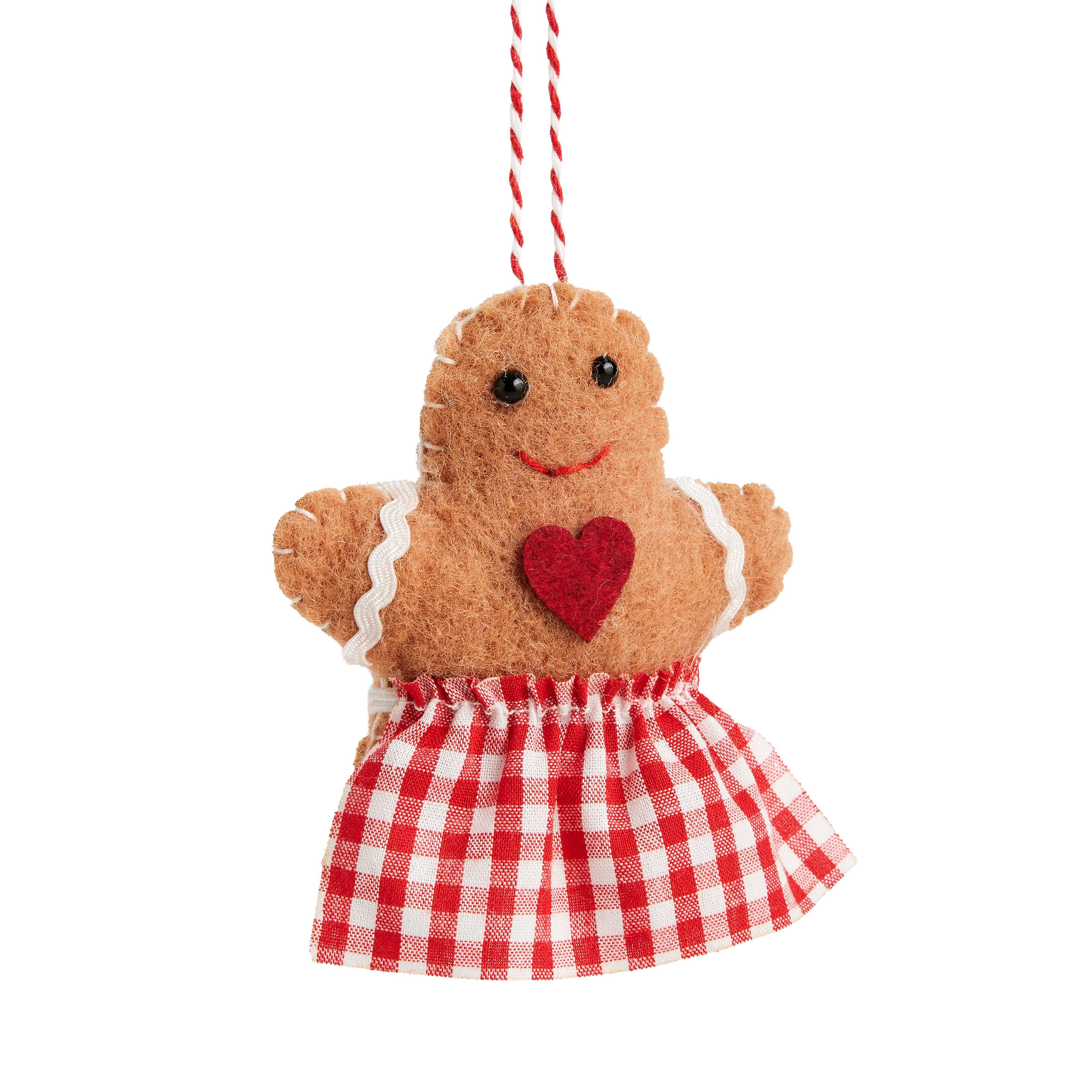 WANDDEKORATION Bakerisia, Braun, 3.5 x 8 x 10 cm, Dekorative Weihnachtsdeko - Braun, Textil (8/3.5/10cm) - home&you