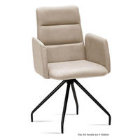 ARMLEHNSTUHL (6er-Set) Devora 52x92x60 Schwarz/Natur - Schwarz/Naturfarben, Kunststoff (60/92/52cm) - 58aufmkessel