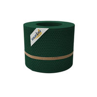 SICHTSCHUTZSTREIFEN PP Premium Gelocht 20 Prozent Streifen Grün 26m - Grün, Kunststoff (2600/19cm) - ZAUN|ZU