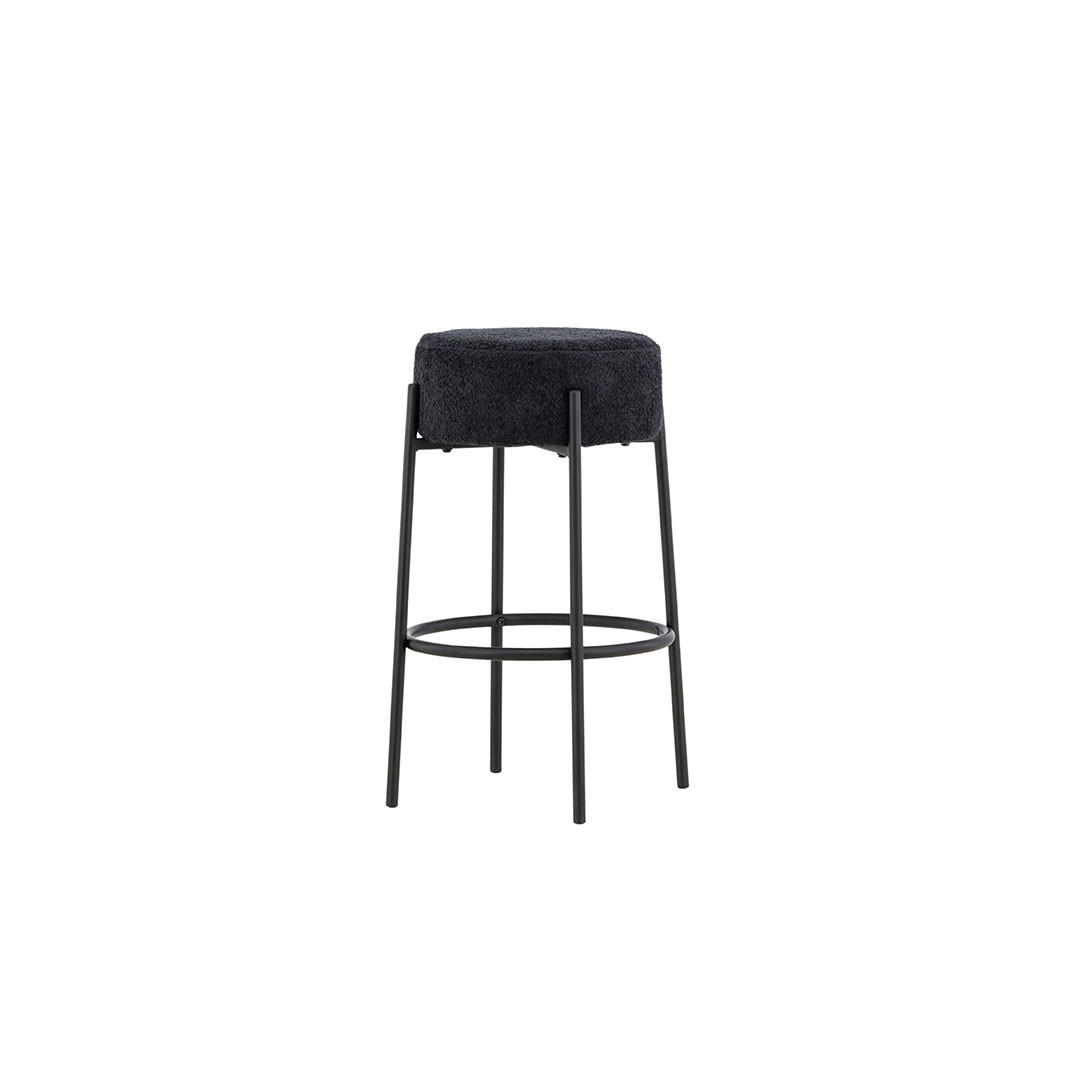 BARHOCKER, Tucson, Schwarz, Stoff, 50 x 50 x 70 cm - Schwarz, Textil (50/70/50cm) - ebuy24