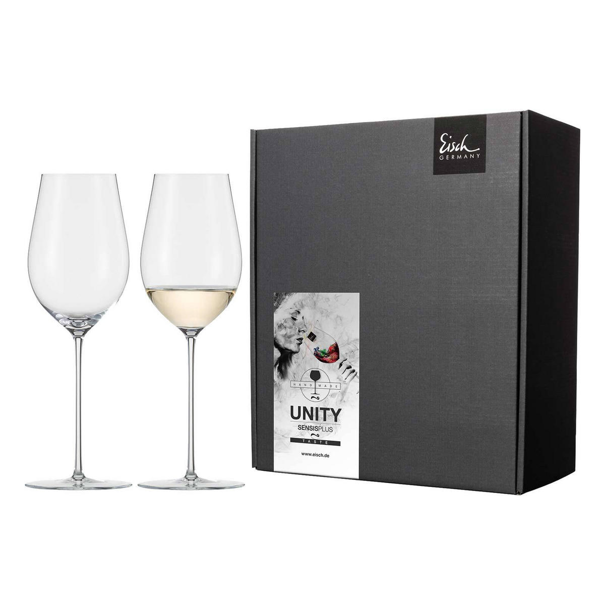 WEISSWEINGLÄSER Unitiy SensisPlus transparent 410 ml 2er Set - Transparent, Glas (0.41L) - Eisch