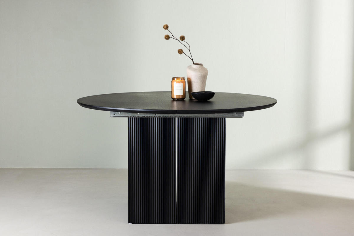 ESSTISCH MATILDA Schwarz 130x180x75 cm - Schwarz, Holzwerkstoff (180/130/75cm) - FURNLUX