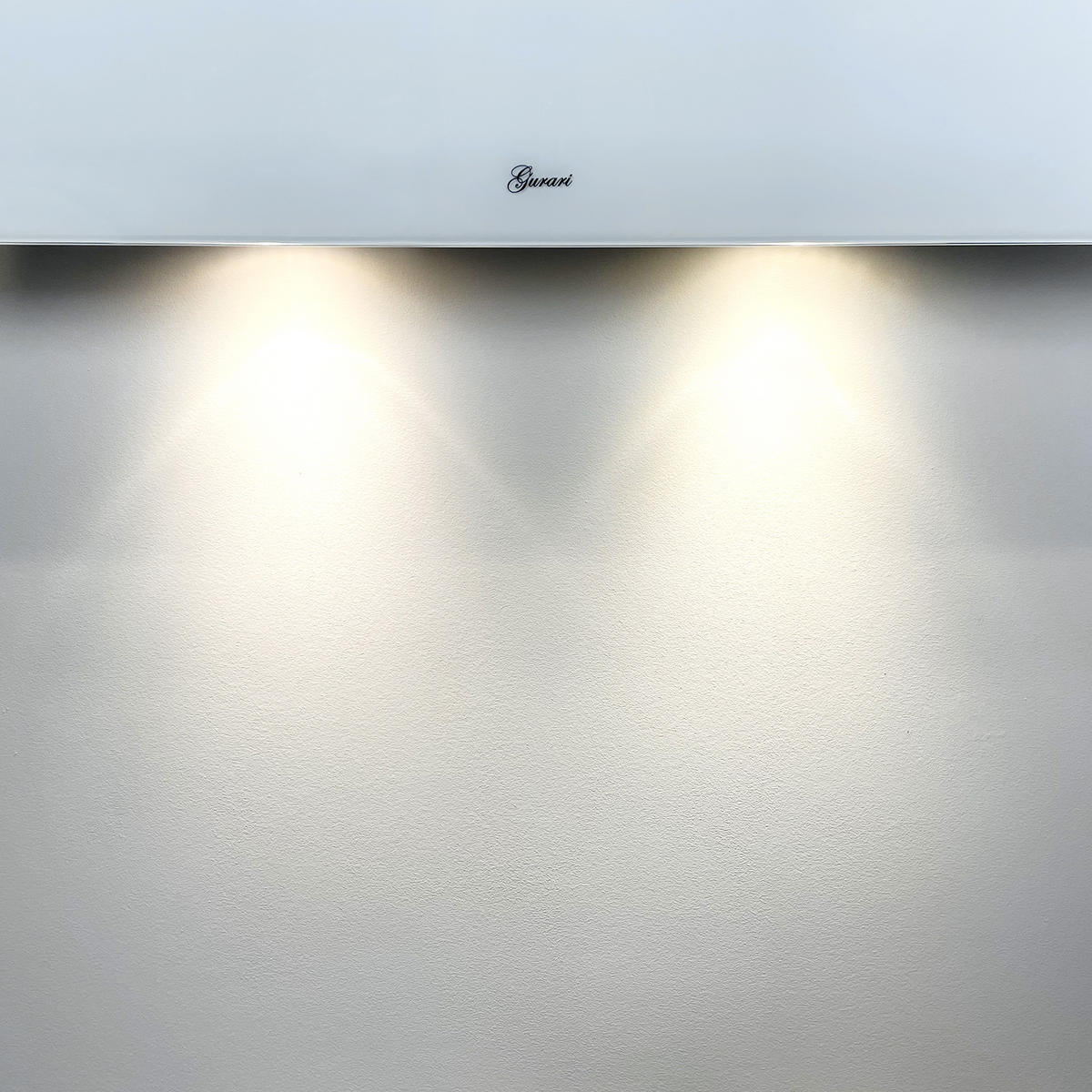 DUNSTABZUGSHAUBE GCH D 286 WH 9 Prime N, Weiß Glas, 90cm, 1000m³/h - Weiß, Glas (89.6/38.5/38cm) - Gurari