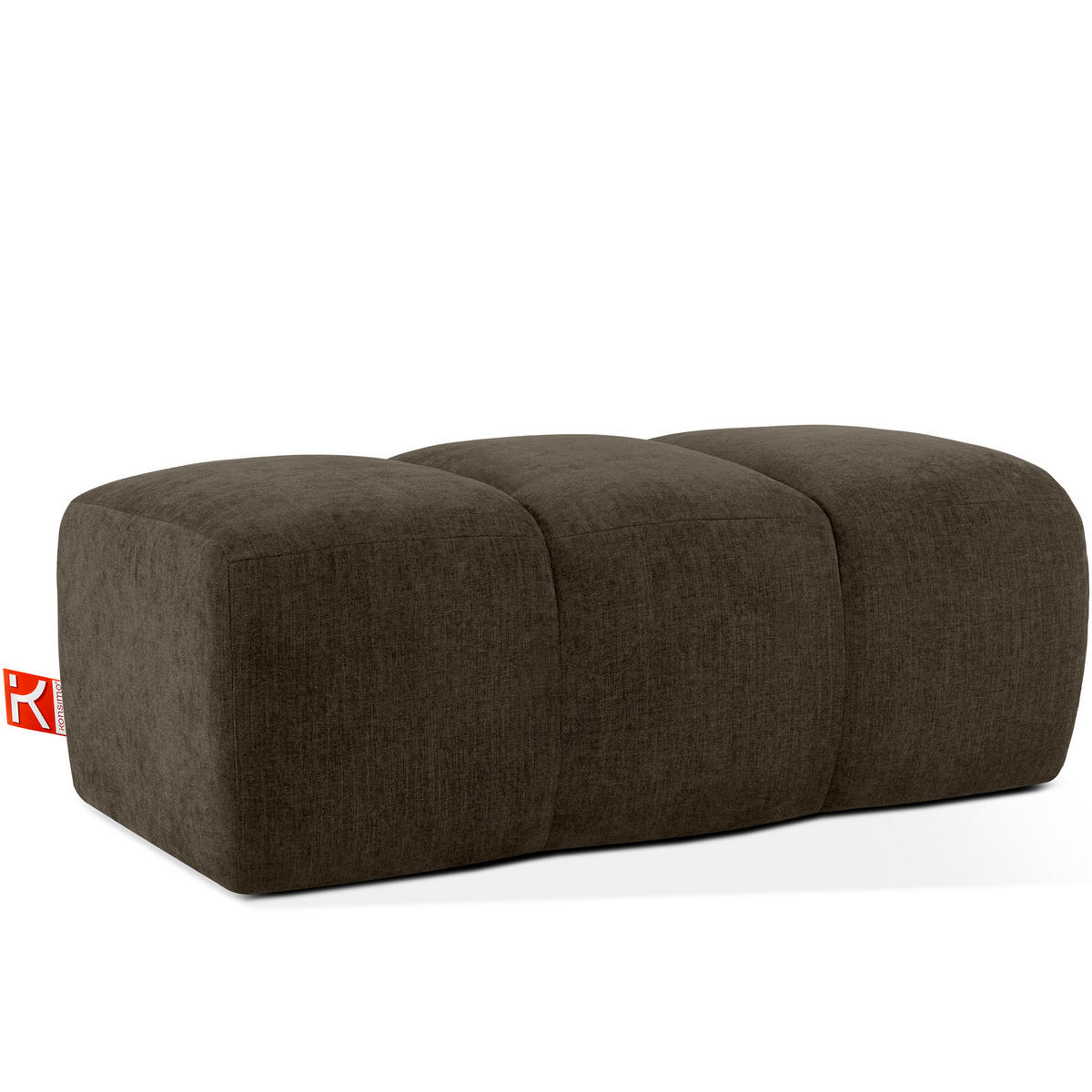 SITZHOCKER FLAVA, Braun - Braun, Holz/Holzwerkstoff (123/47/70cm) - KONSIMO®