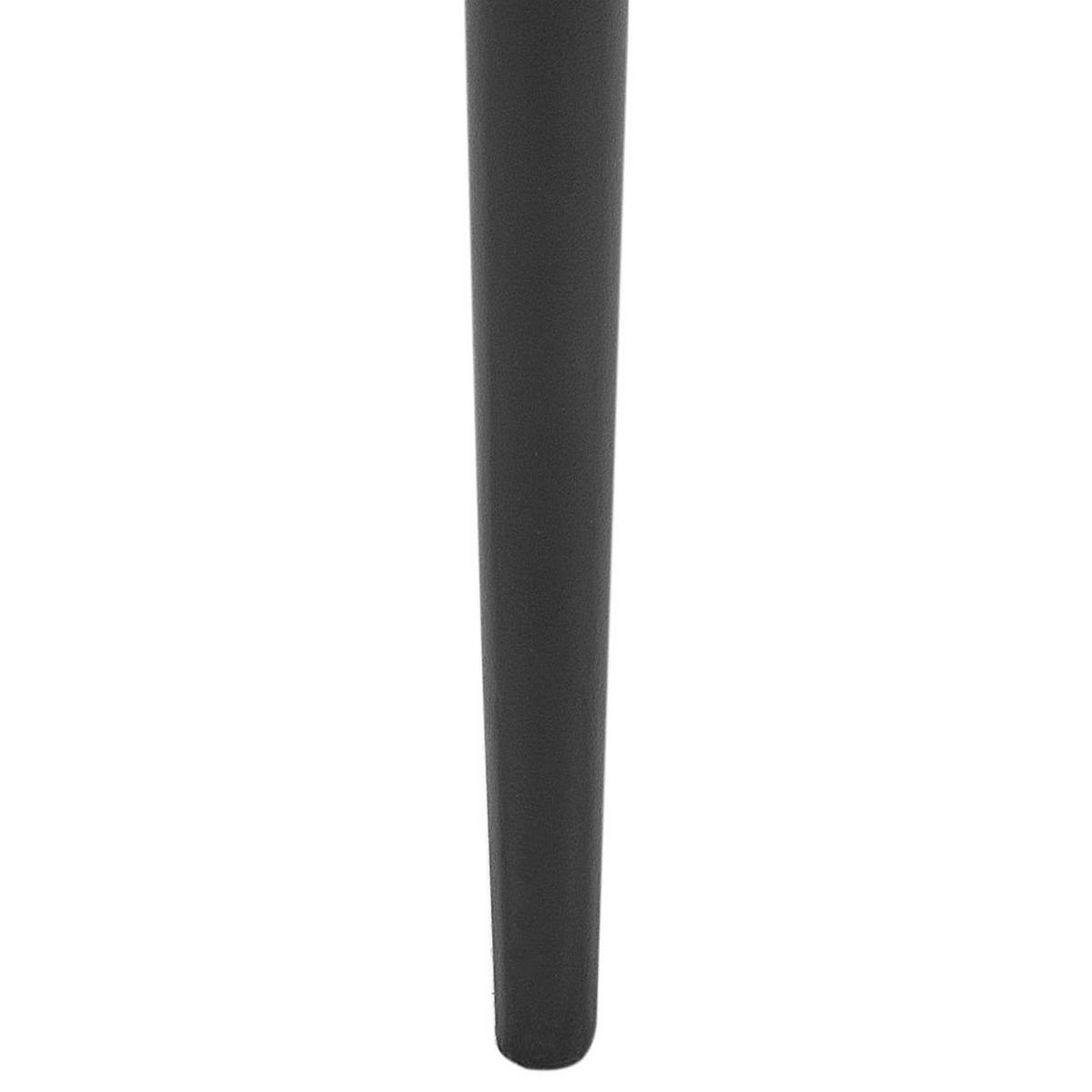 ESSZIMMERSTUHL 2er-Set hellbeige/schwarz Elim - Beige/Schwarz, Textil (59/82/45cm) - Beliani