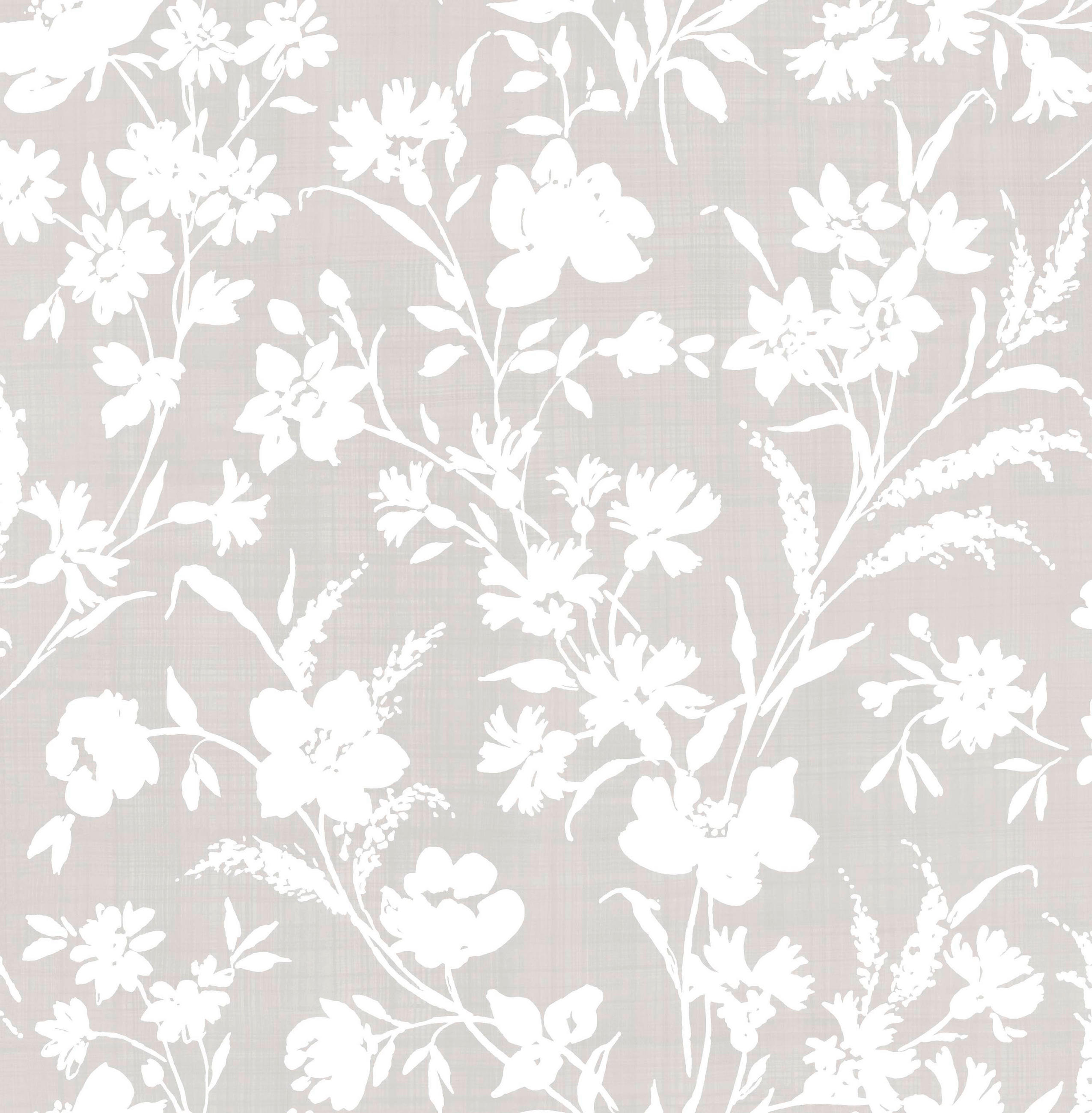 Laura Ashley Vliestapete Grau 52x1000 cm
