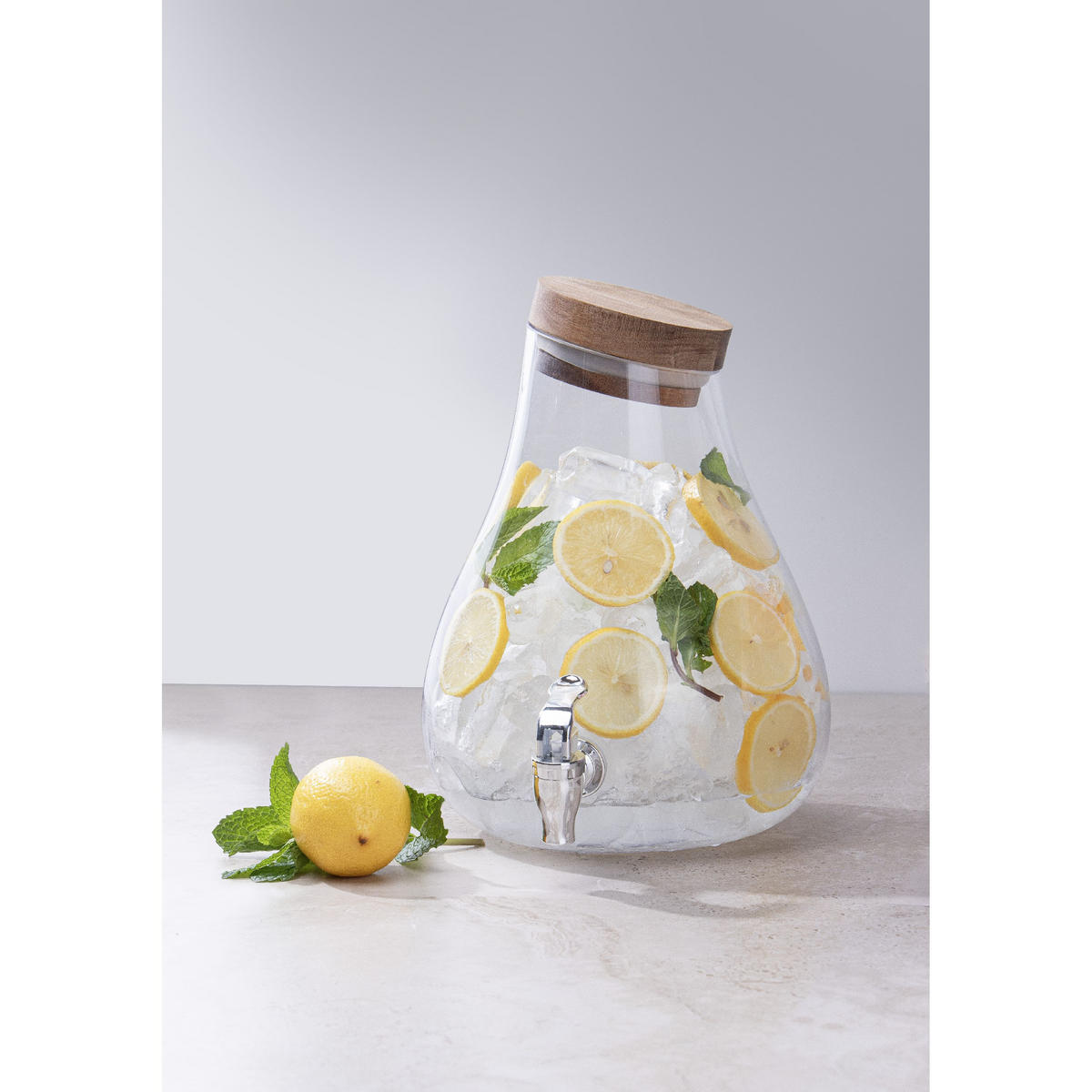 GETRÄNKESPENDER Gather - Klar, Glas (4L) - Ladelle