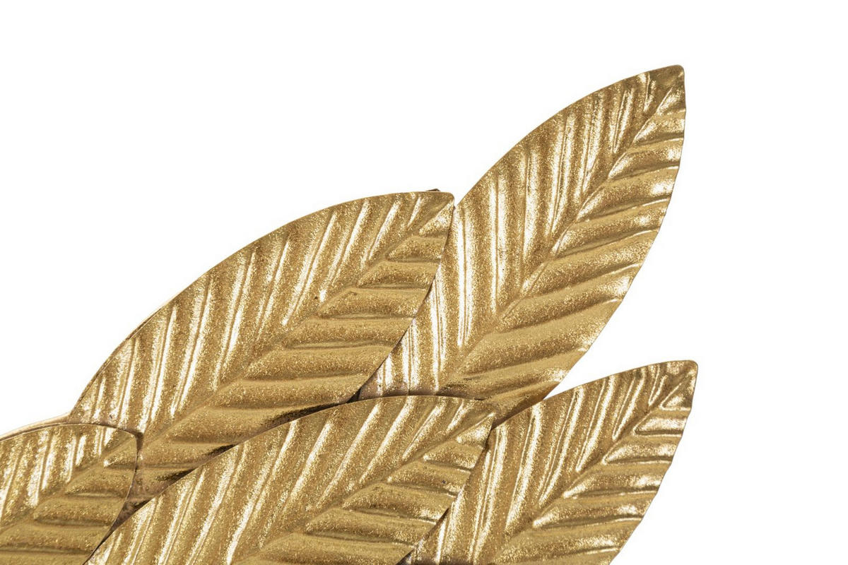 WANDDEKORATIONEN IM 2ER-SET Ali Beauty, goldfarben, Eisen - Goldfarben, Metall (37.5/100/3cm) - Mauro Ferretti