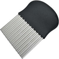 GEMÜSEMESSER Wellenklinge Edelstahl Kunststoff Grün - Grün, Metall (14cm)