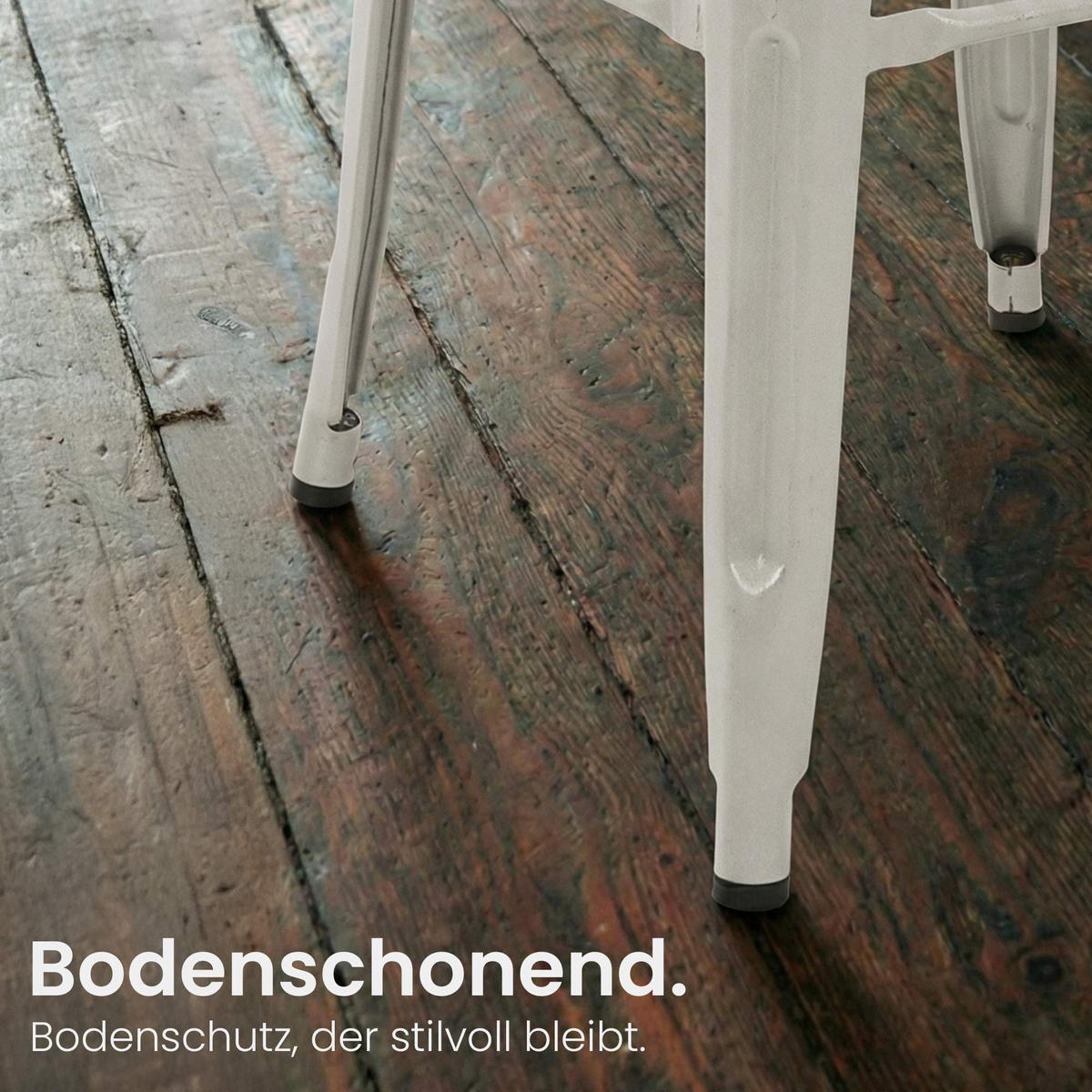 BARHOCKER 2er Set Metall Silber - Silberfarben, Metall (44/96/43cm) - CLP