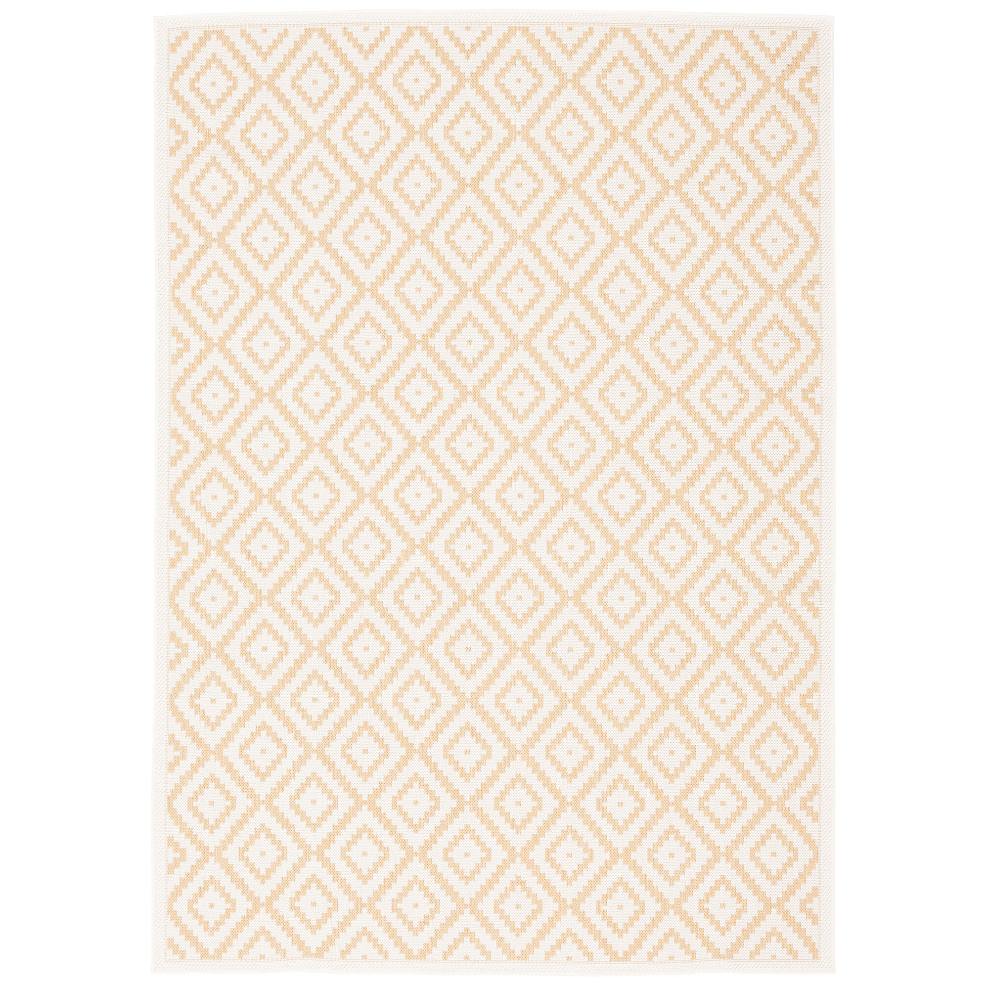IN & OUTDOOR TEPPICH VALENCIA FLIESENOPTIK - Beige, Textil (140/200cm) - Pergamon