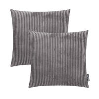 DEKOKISSEN SET Die Kuschelbuddies - Anthrazit, Textil (45/45cm) - Mokebo