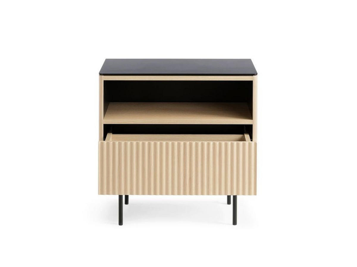 NACHTTISCH – S57 – 57 cm – Orta – Eiche - Eiche Artisan, Holzwerkstoff (57/57/39cm) - hi-markt