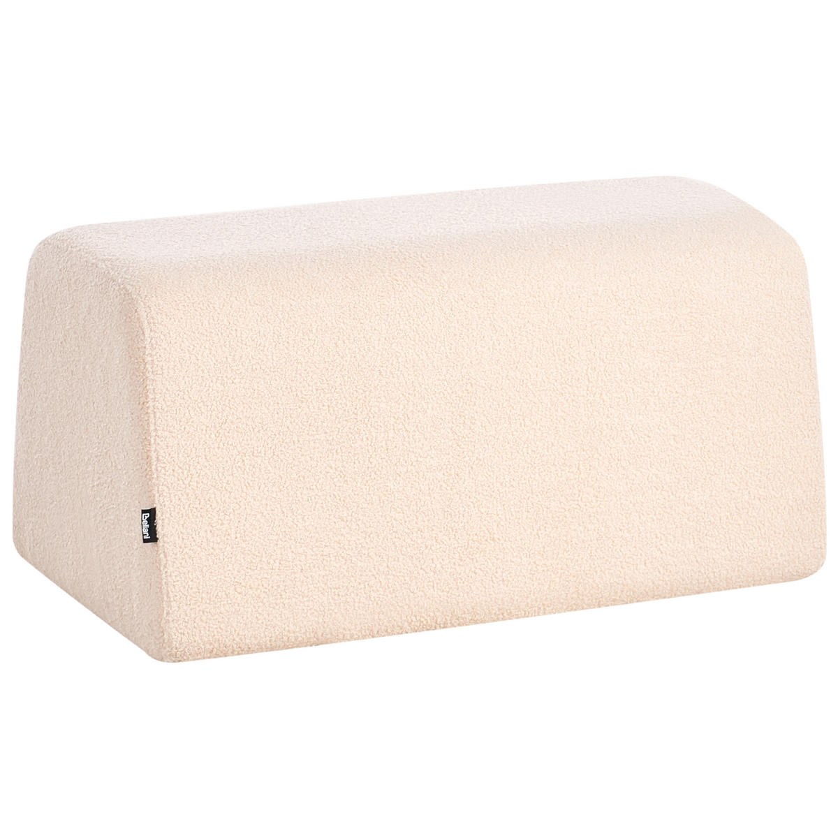 POUF Beige Sinclair - Beige, Textil (79/40/49cm) - Beliani