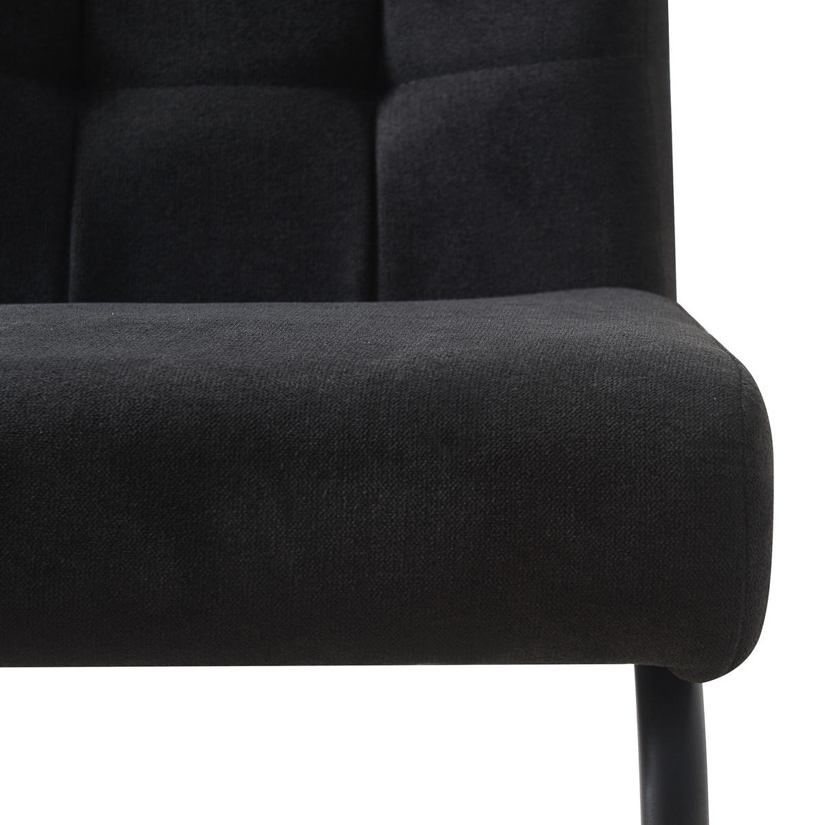 SCHWINGSTUHL SOFIA Anthrazit 2 Stück - Anthrazit, Textil/Metall (48/97/60cm) - B&D Home