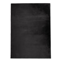 HOCHFLOR-TEPPICH Topia 400 Graphite 200x290 cm - Schwarz, Textil (200/290cm) - carpet city
