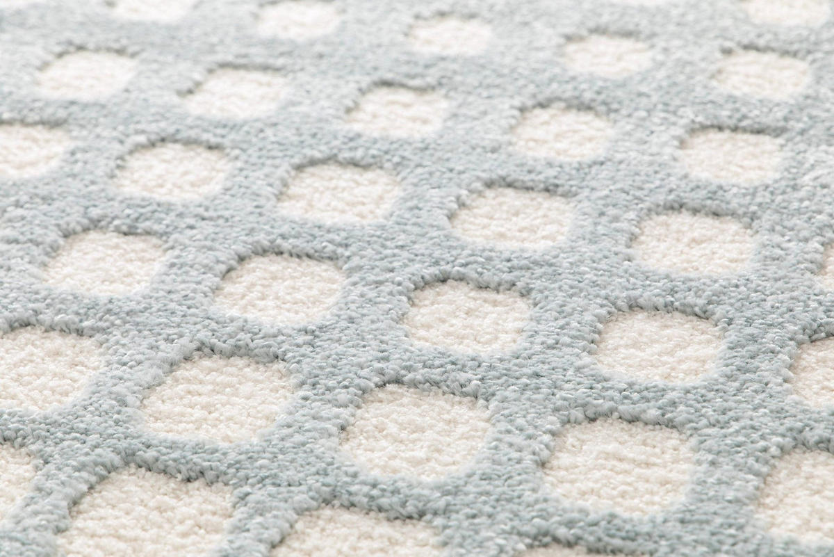 TEPPICH sehr weich mit Relief-Effekt blau - Blau, Textil (200/290cm) - AFK Living