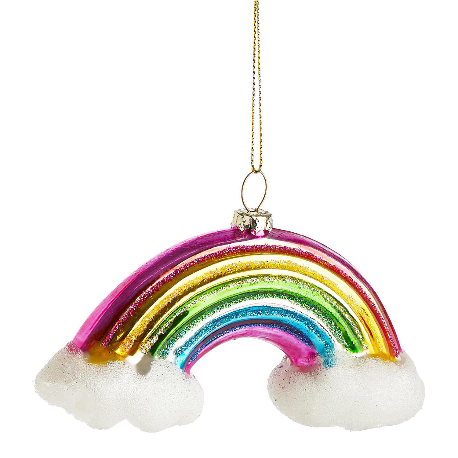 BAUMANHÄNGER Hang On Regenbogen - Multicolor, Glas (12cm) - Butlers