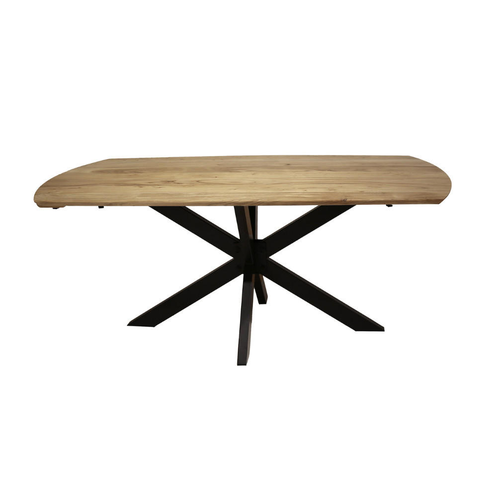 ESSTISCH VALERIO ESTESO 175cm Ausziehbarer Massivholztisch - Braun, Holz (175/90/77cm) - alesvelt