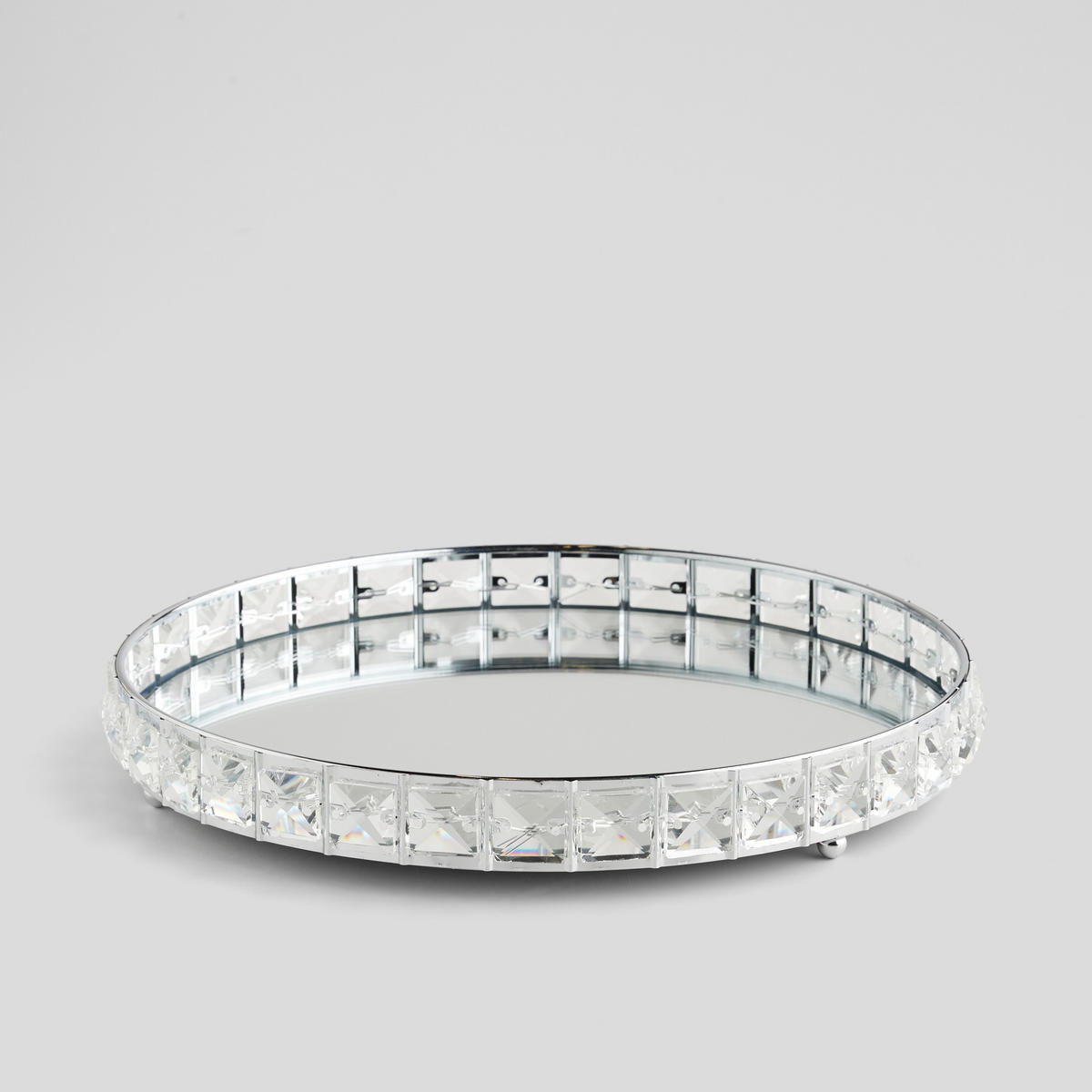 TABLETT Glis - Silberfarben, Metall (30/4cm) - home&you