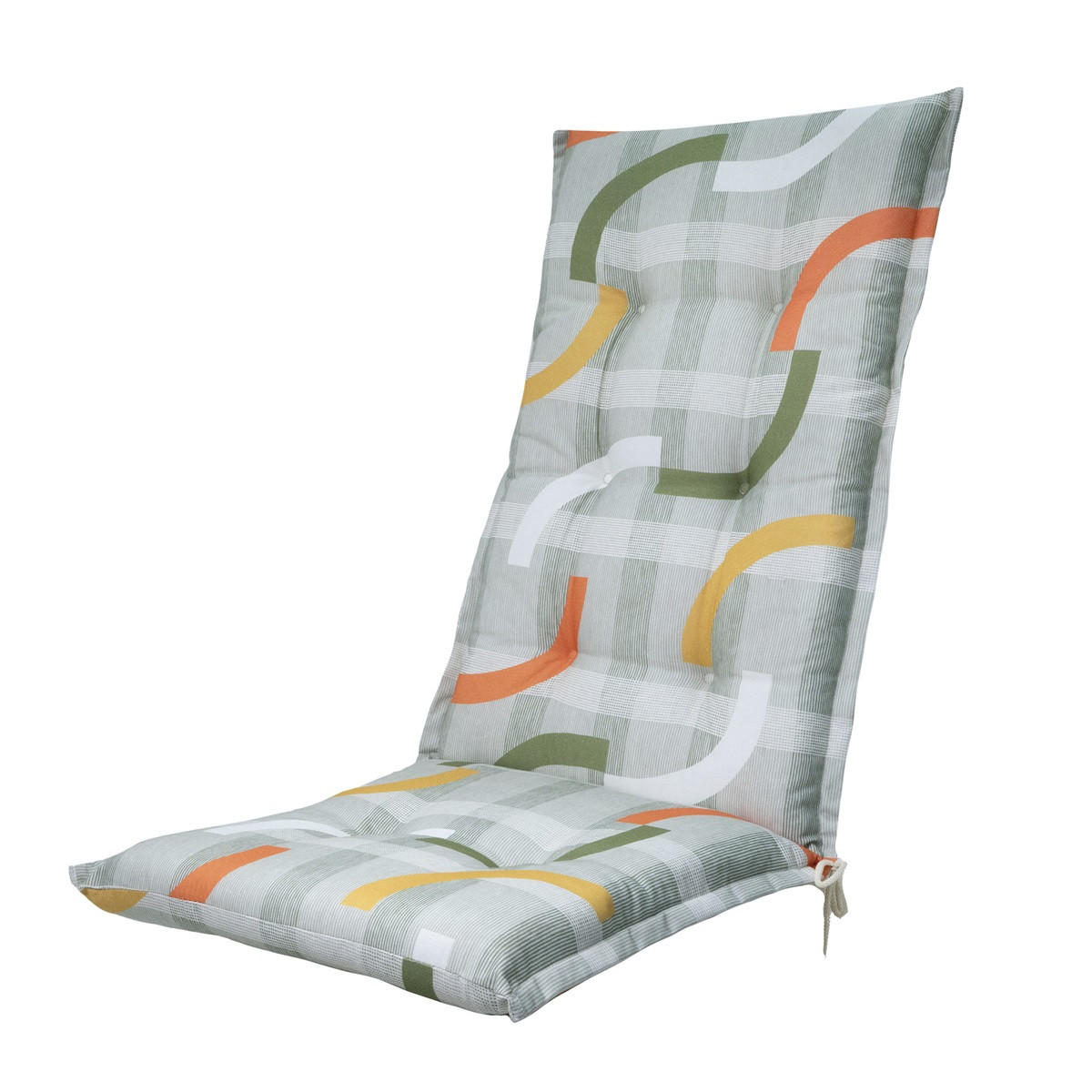 GARTENSTUHLKISSEN Tess 123/50 cm 4er-Set - Orange, Textil (50/7/123cm) - Madison