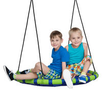 NESTSCHAUKEL DE-17958 Blau - Blau, Metall (100/100cm) - ComfortXL