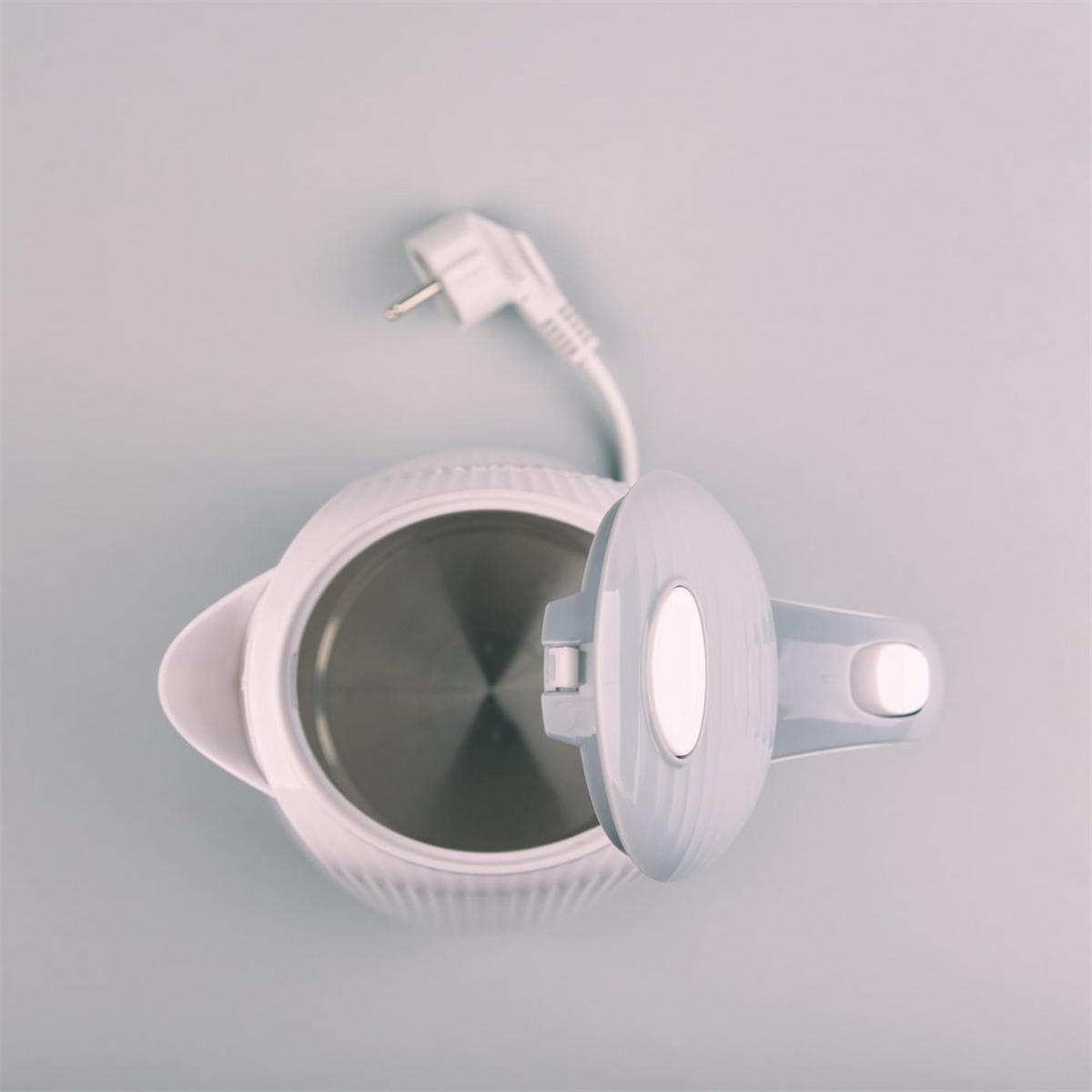 WASSERKOCHER ELEKTRISCH Weiß 17/17/22 cm MR042WHITE - Weiß, Kunststoff (17/22/17cm) - Maestro 