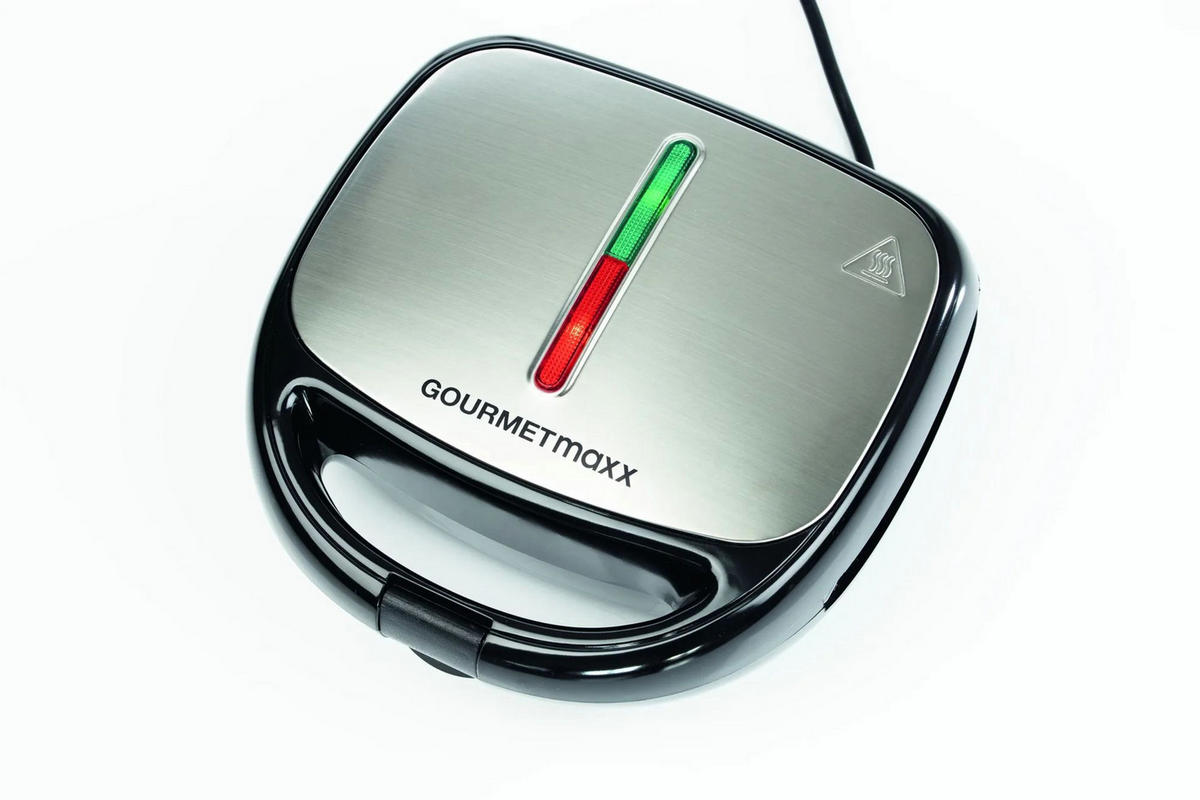 TISCHGRILL Vario 3in1, 800W - Schwarz, Metall (32/28/54.5cm) - Westfalia