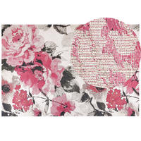 KURZFLOR-TEPPICH Ejaz 300/200 cm - Pink, Textil (200/300cm) - Beliani