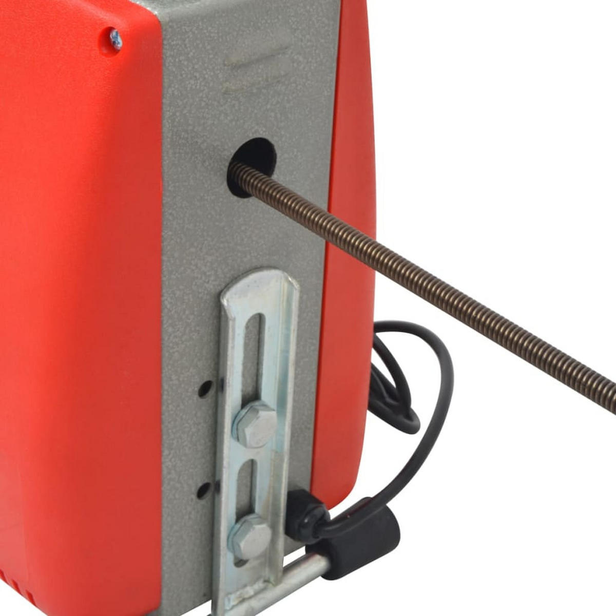 ROHRREINIGUNGSMASCHINE 250W 15m/16mm und 4,5m/9,5mm - Rot, Kunststoff (37/17.5/31cm) - vidaXL