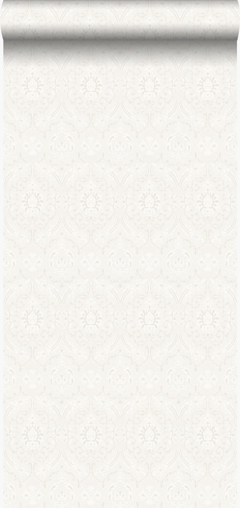 TAPETE Ornamente 53 cm x 10.05 m - Weiß, Papier (53/1000cm) - Origin Wallcoverings