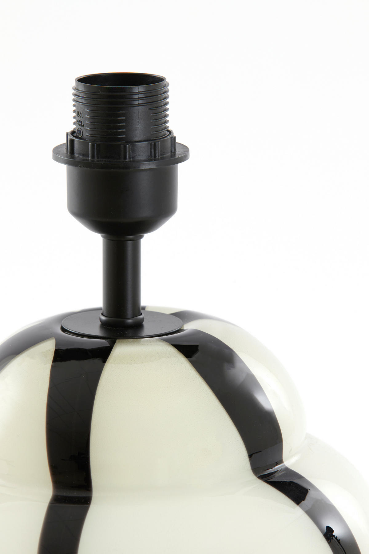 LAMPENFUSS Ylien Weiß Ø22/28 cm - Weiß, Glas (22/22/28cm) - Light & Living