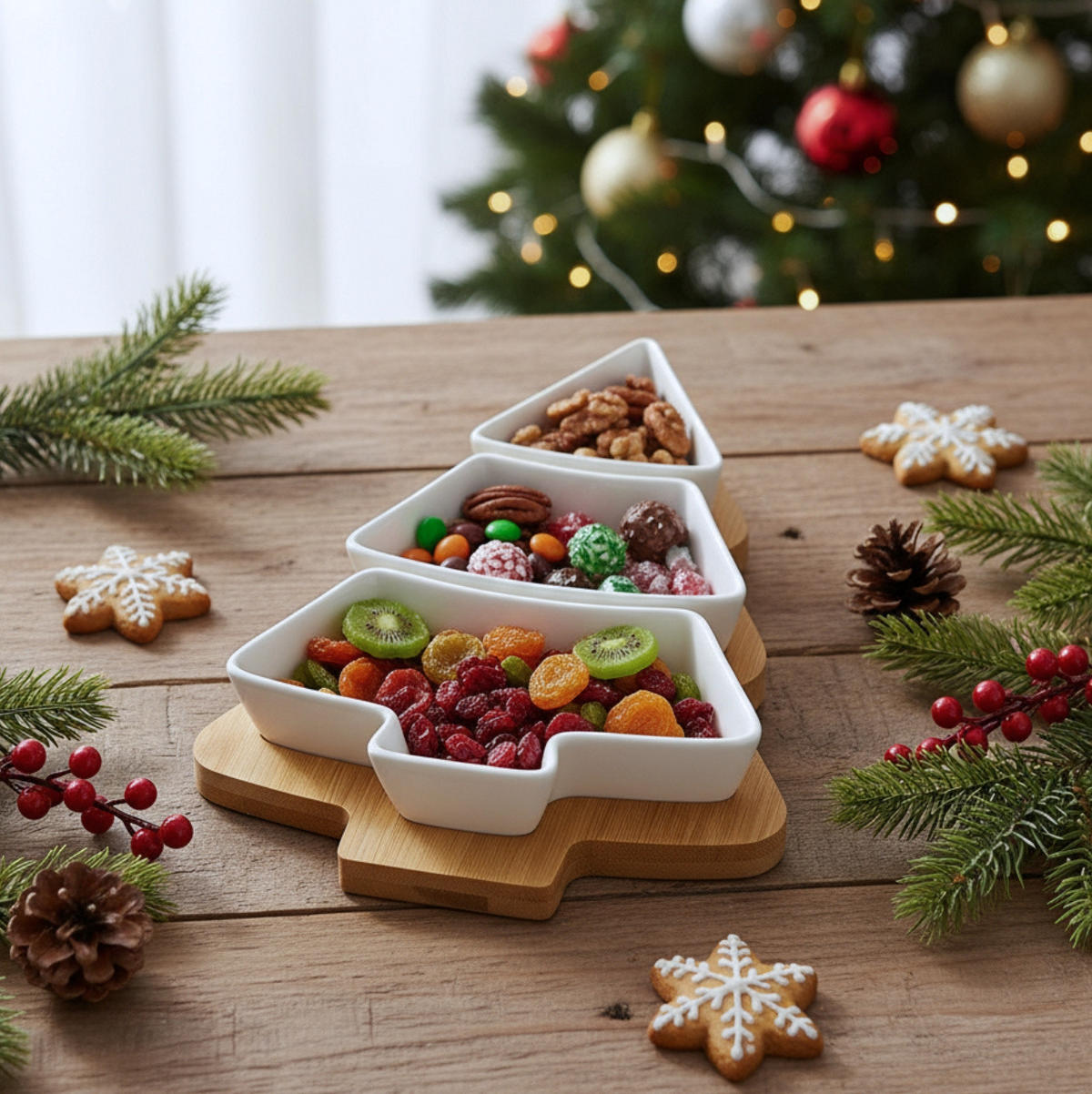 SNACKSCHALEN Porzellan Lumora - Weiß, Keramik (27.6cm) - Home Styling Collection
