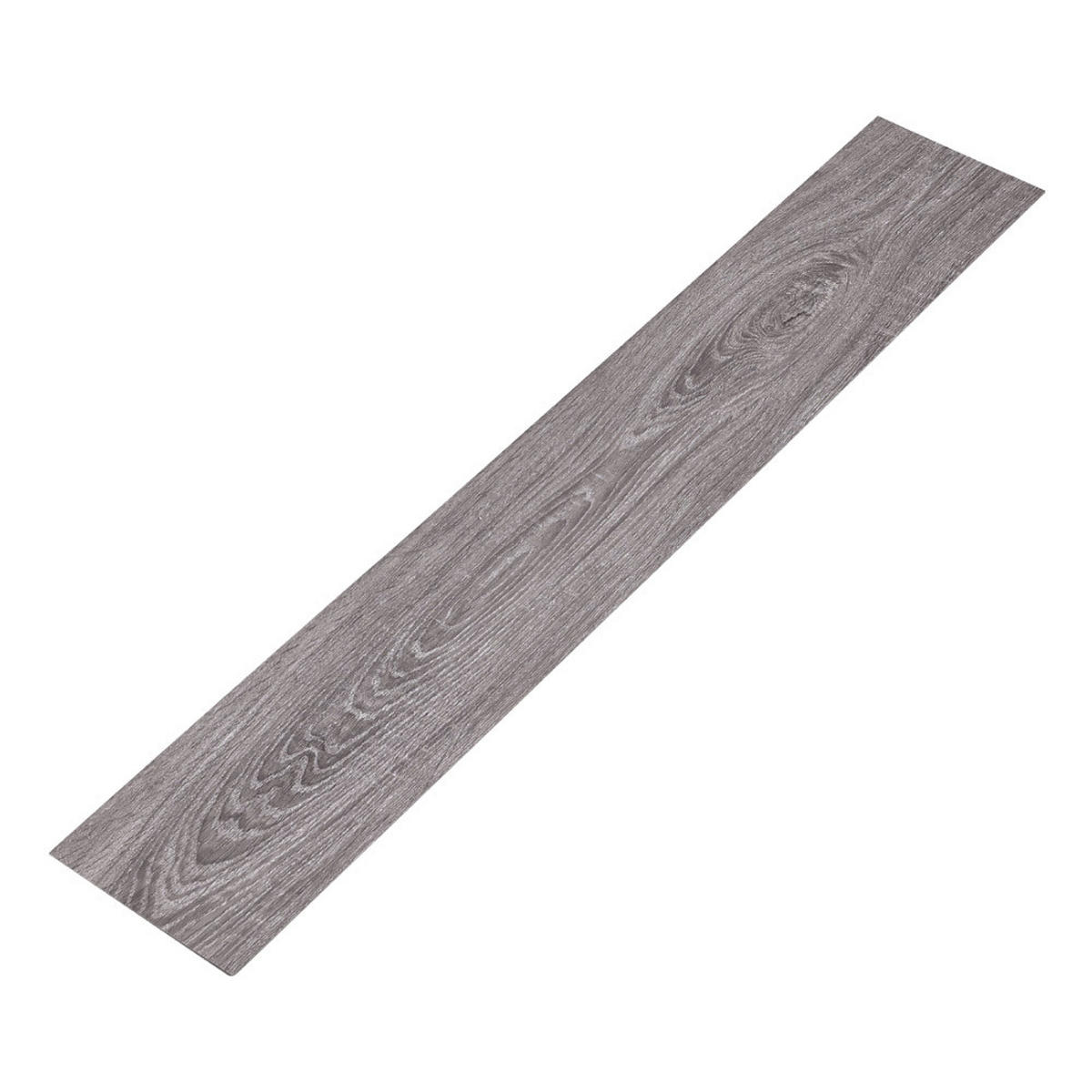 VINYLBODEN 5m²/36-TLG. selbstklebend PVC - Graubraun, Kunststoff (0.2/91.5/15.2cm) - Livingandhome