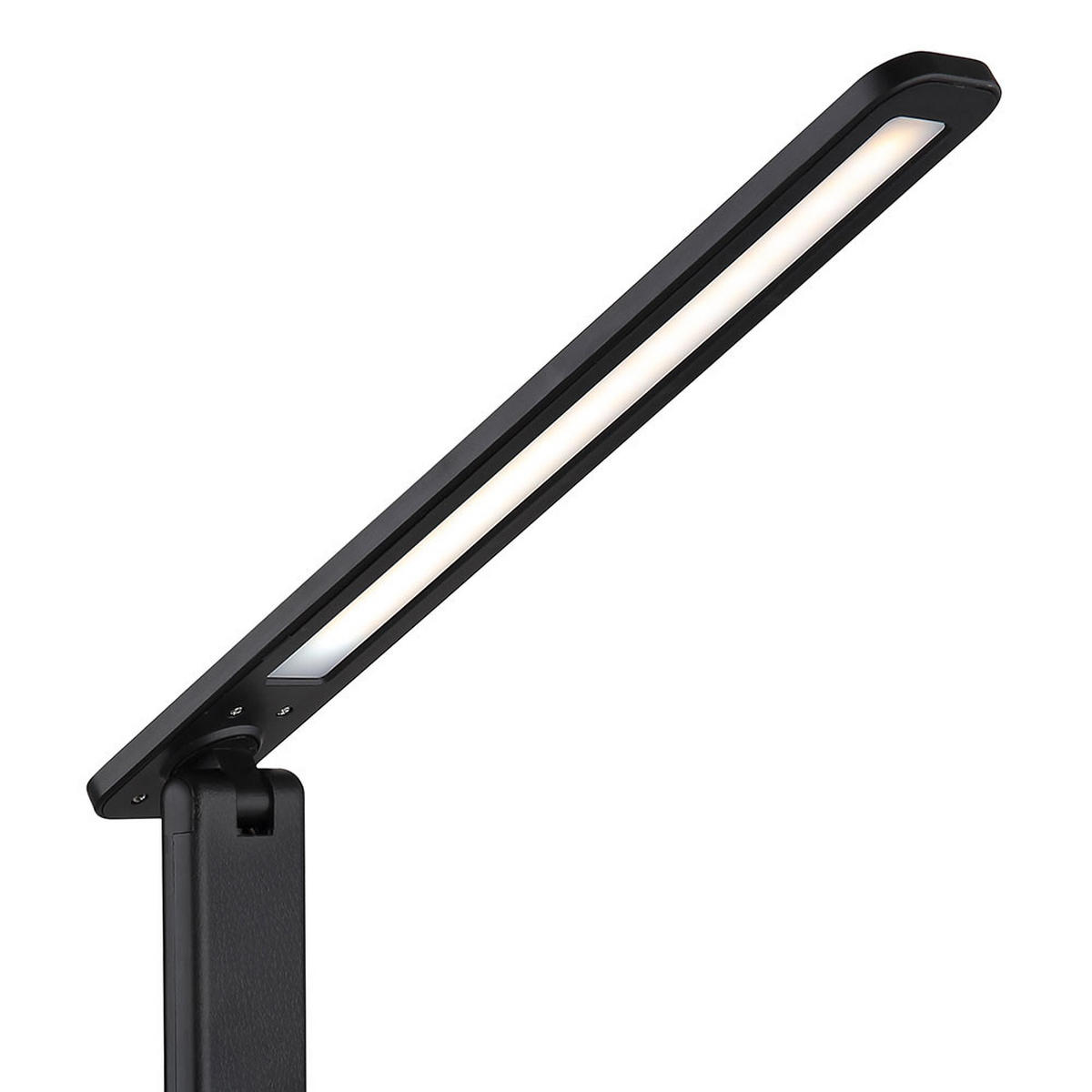 LED TISCHLEUCHTE CCT USB Akku - Schwarz, Kunststoff (28/11.5/50cm) - Globo Lighting