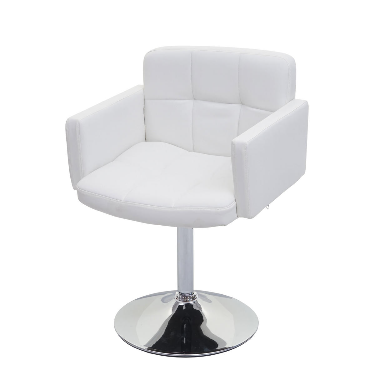 ESSZIMMERSTUHL Weiß - Weiß, Textil (60/80/55cm) - MCW