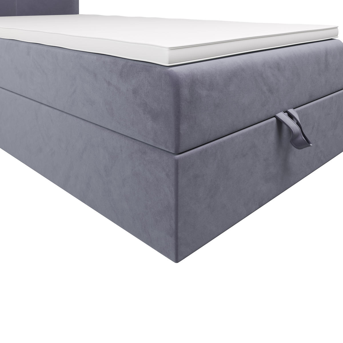 BOXBETT ALTEA 120x200 Monolith 70, mit Matratze und Topper, Hellblau - Hellblau, Holz/Kunststoff (120/200cm) - Bedante