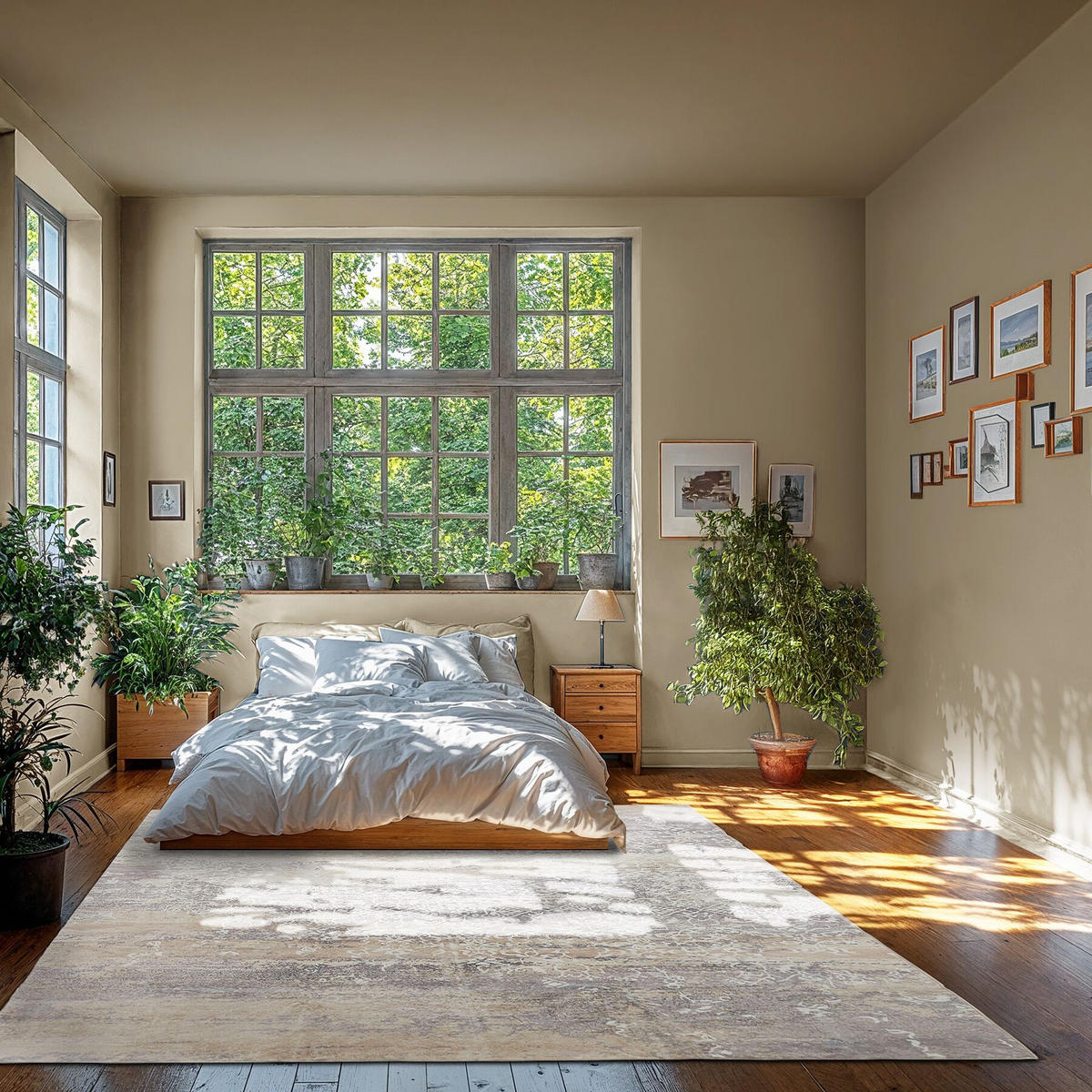 TEPPICH Vintage Design Dalia,rutschfeste Unterfläche,beige - Beige, Textil (240/340cm) - tectake