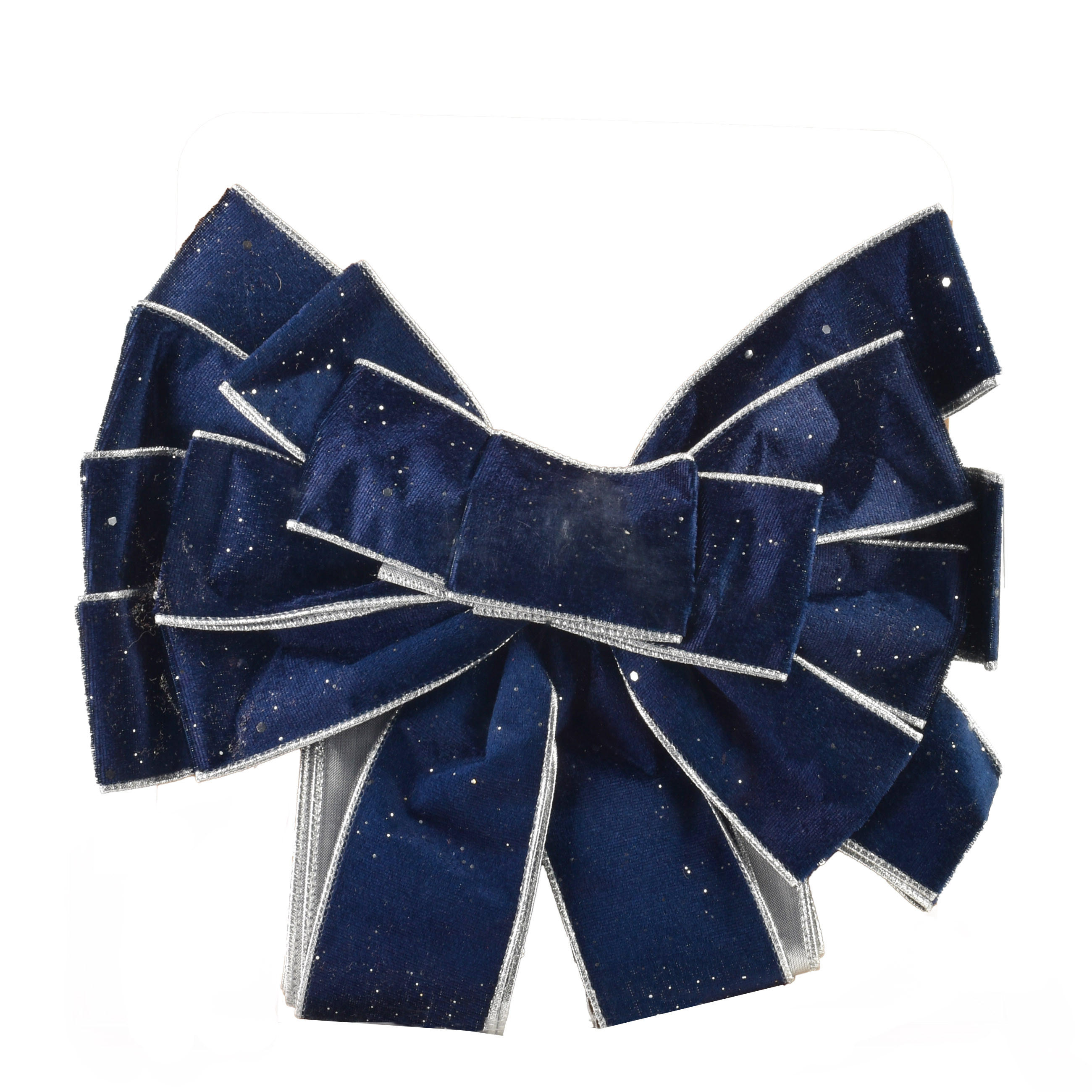 SCHLEIFE Santa Lila Dunkenblau 32x32x130 cm Kunststoff - Dunkelblau, Kunststoff (32/130/32cm) - Mondex