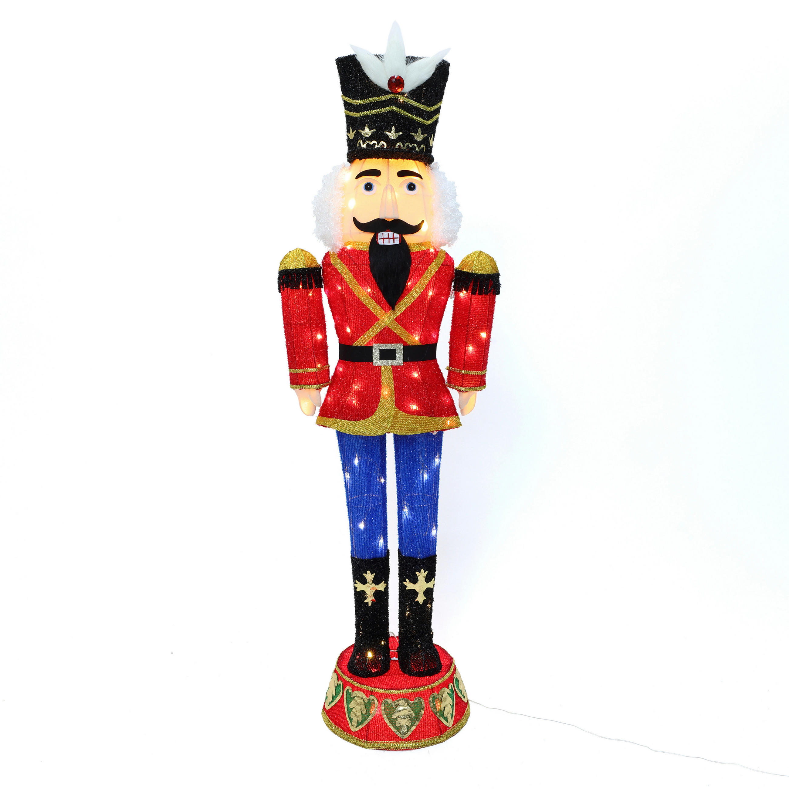 NUSSKNACKER HTHD0205 - Blau/Rot, Kunststoff/Metall (29/123/39cm) - Hometopia
