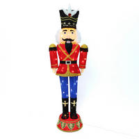 NUSSKNACKER HTHD0205 - Blau/Rot, Kunststoff/Metall (29/123/39cm) - Hometopia