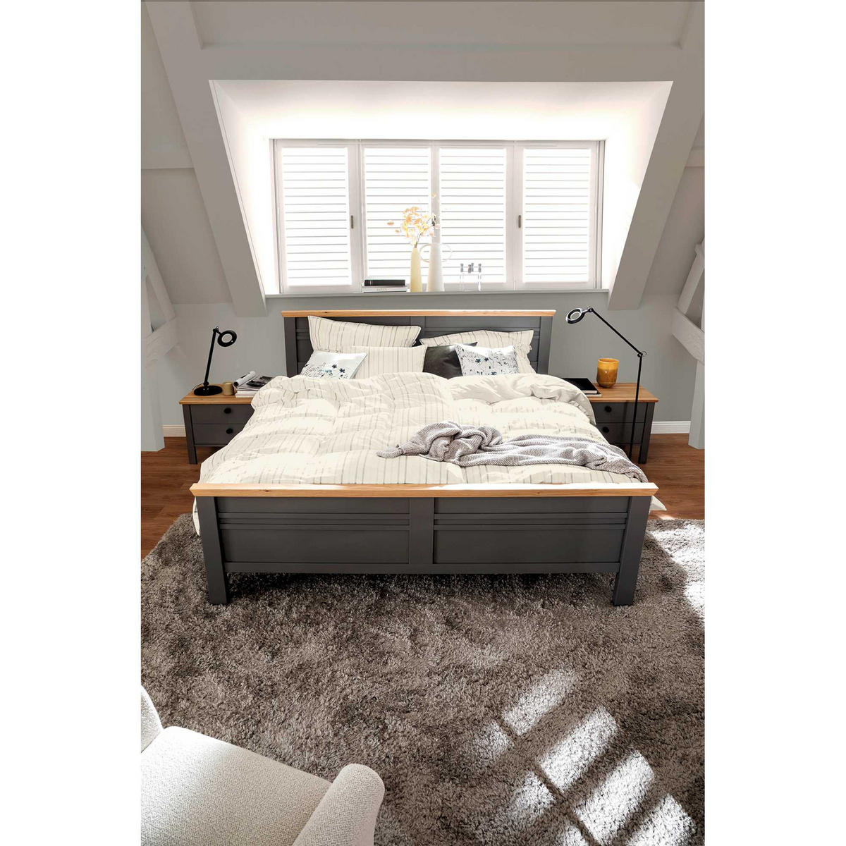 WENDEBETTWÄSCHE HERITAGE - Grau, Textil (200/200cm) - Schöner Wohnen