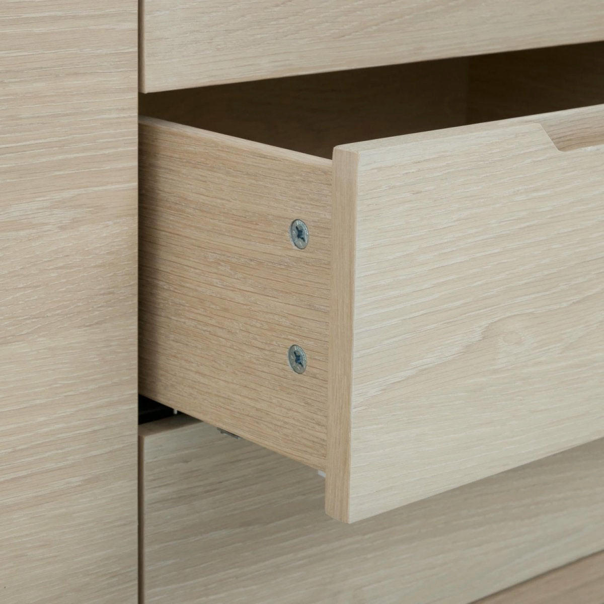 SIDEBOARD Eiche bianco - Eiche Bianco/Eichefarben, Holz/Holzwerkstoff (160/80/45cm) - Furnhouse