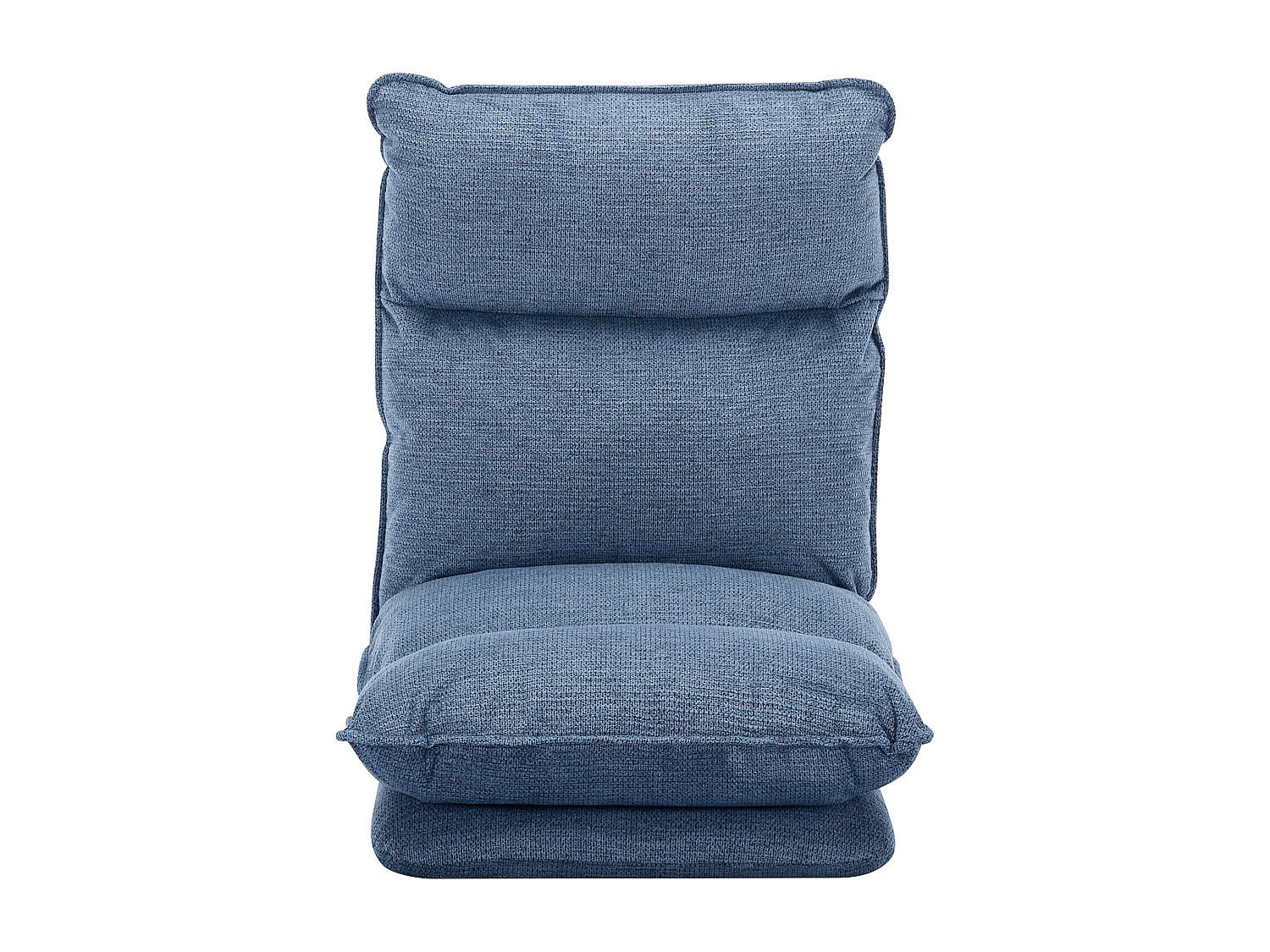 BODENSESSEL - 1 Person - Stoff - Blau - - Blau, Textil (57/71/75.5cm) - Vente-Unique