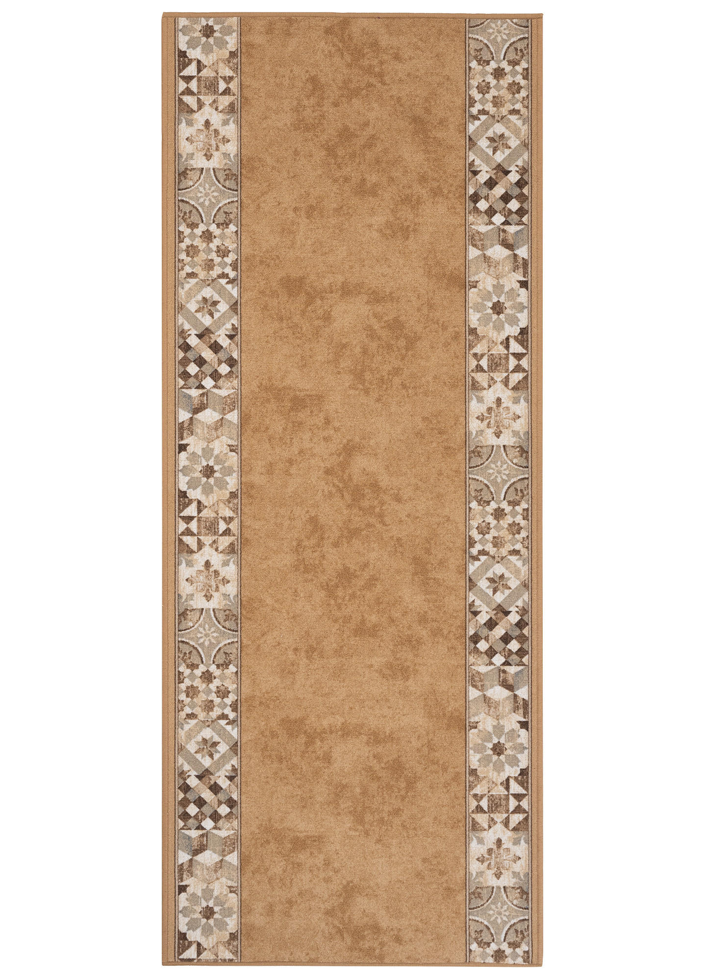 TEPPICHLÄUFER Anti-Rutsch Sandfarben rutschfest Gummiunterlage 67/600 cm - Sandfarben, Textil (67/600cm) - Tapiso