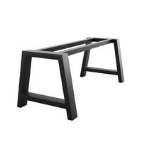 TISCHBEINE Ksora Extreme Metall Schwarz 200/80/72 cm - Schwarz, Metall (80/72/200cm) - Metalo Pro