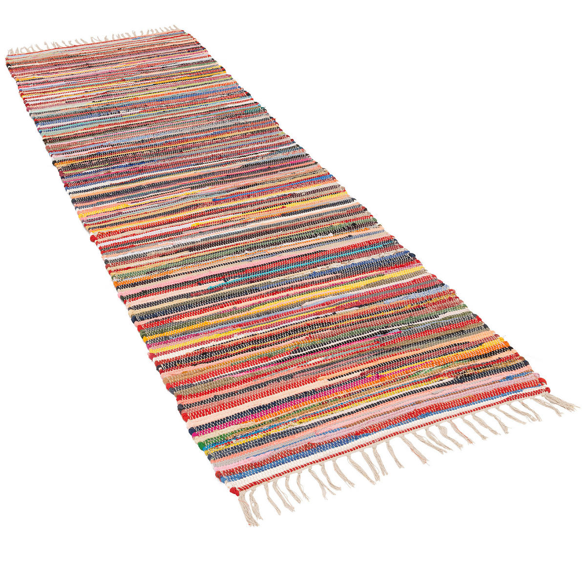 BAUMWOLLE NATUR TEPPICH LÄUFER JOLLY COTTON - Multicolor, Textil (90/160cm) - Pergamon