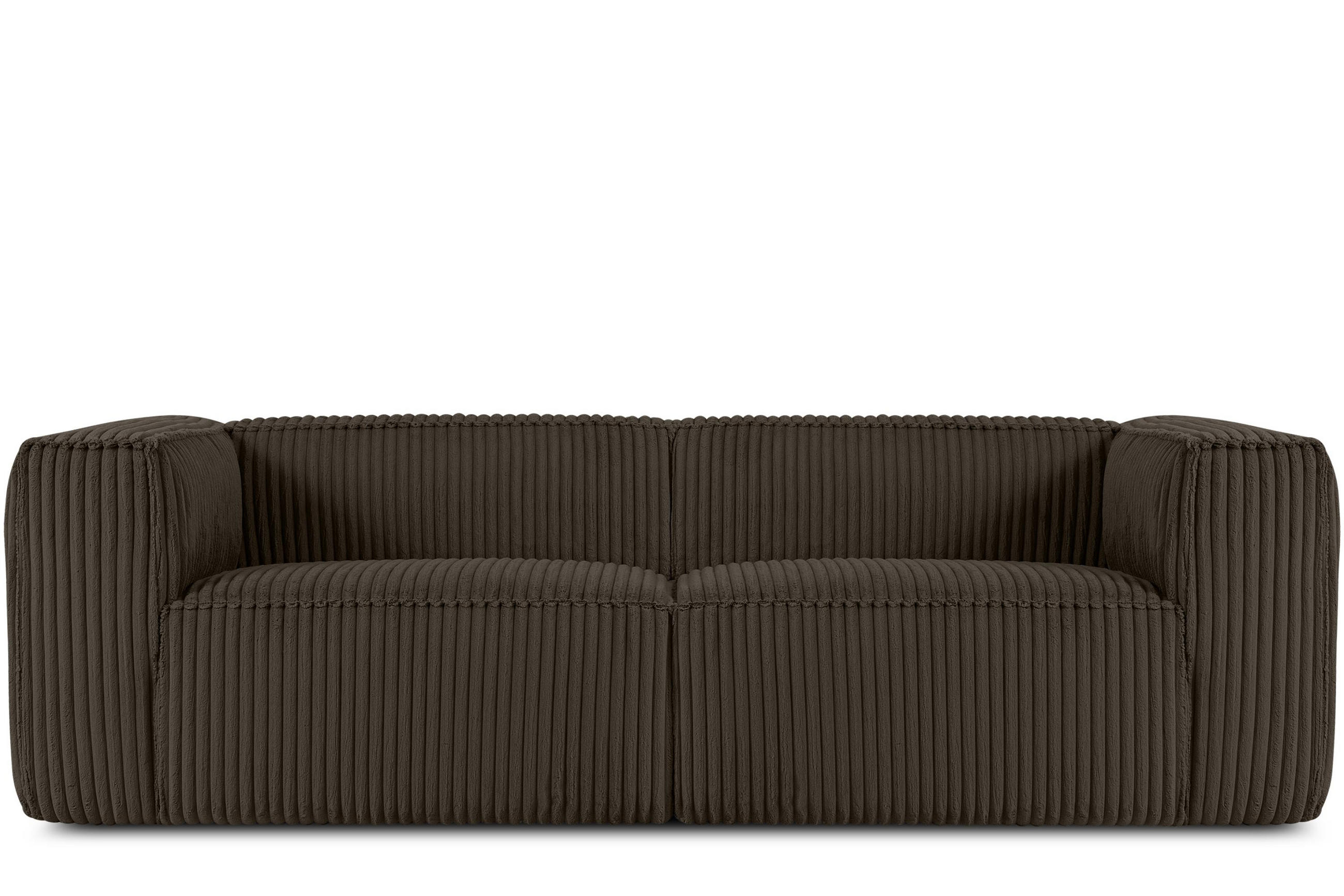 Konsimo® 3-Sitzer-Sofa Braun 246x73x96 cm